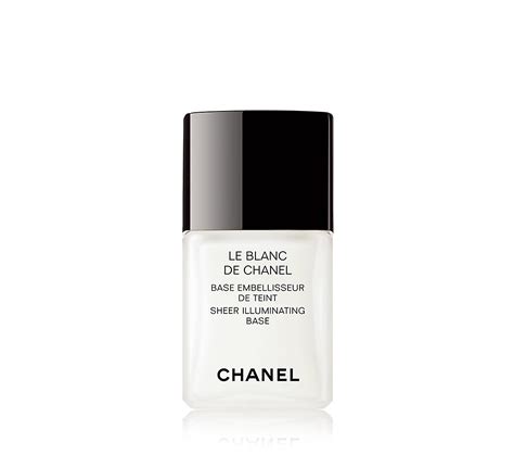 le blanc de chanel sheer illuminating base